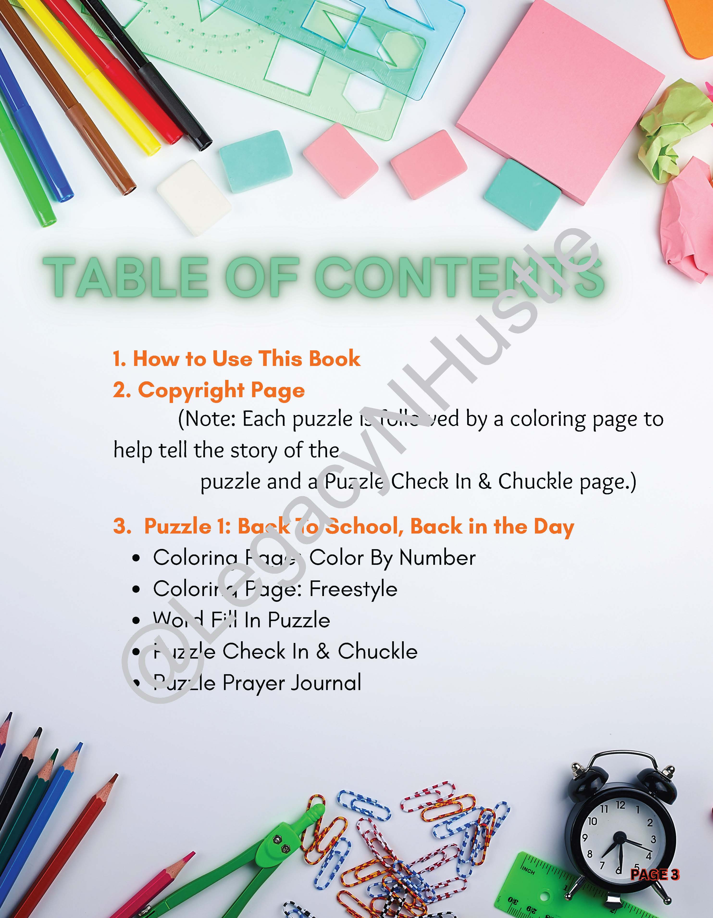 Back to School, Back in the Day