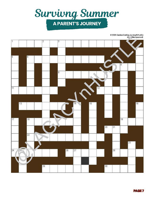 SURVIVING SUMMER BREAK A Parent’s Journey